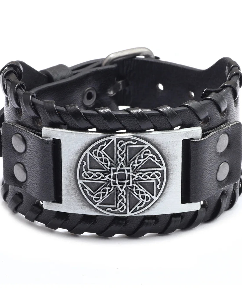 Bracelet cuir homme "RAGNAR"