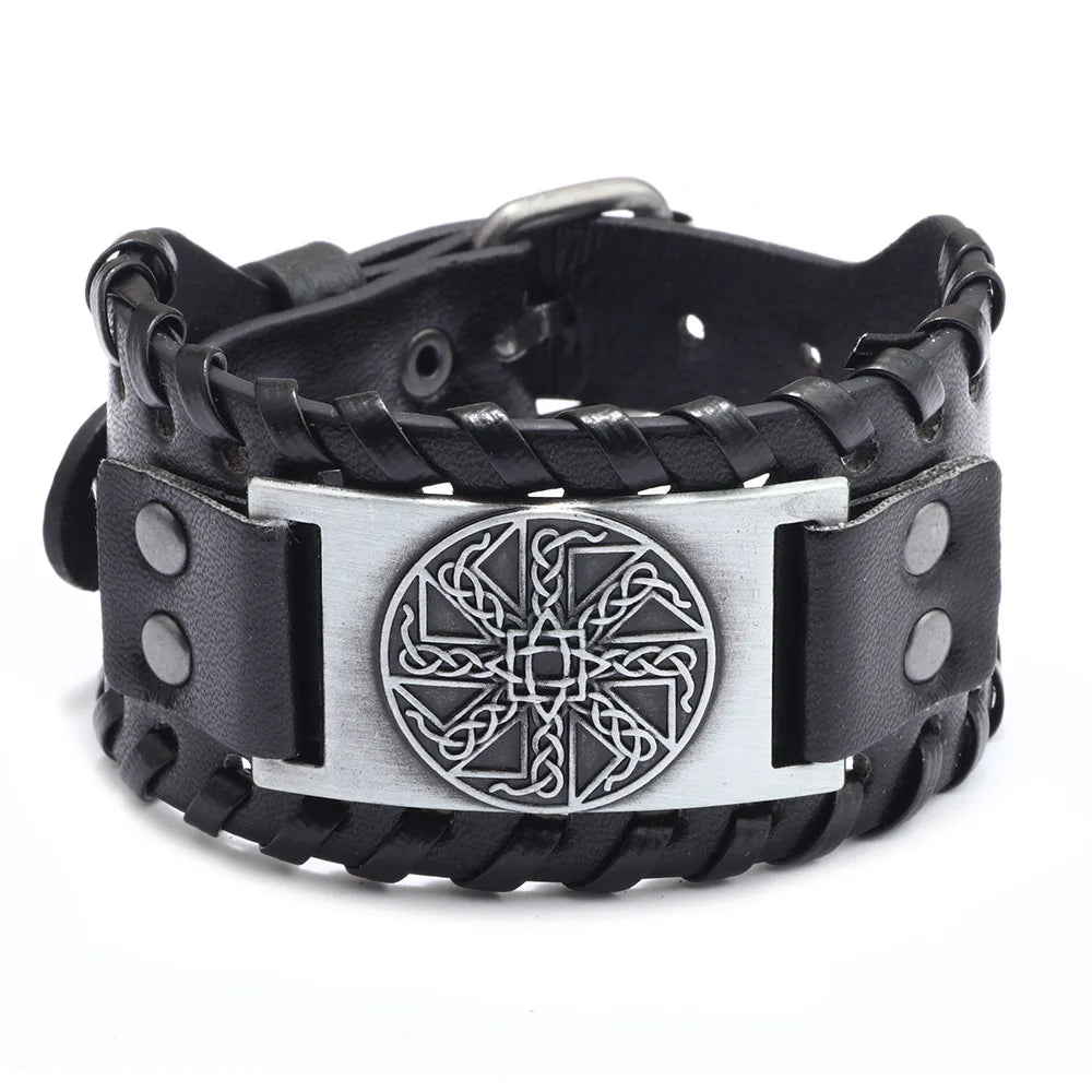 Bracelet cuir homme "RAGNAR"