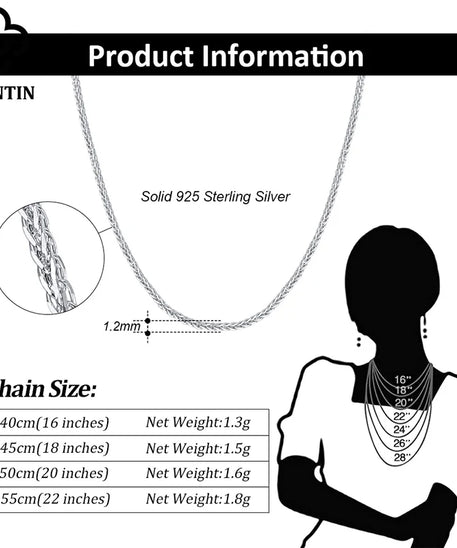 Collier Femme ARGENT "CHOPIN"