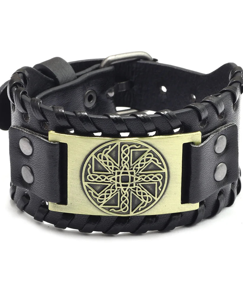 Bracelet cuir homme "RAGNAR"