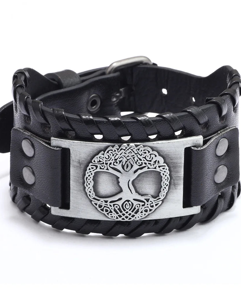 Bracelet cuir homme "RAGNAR"