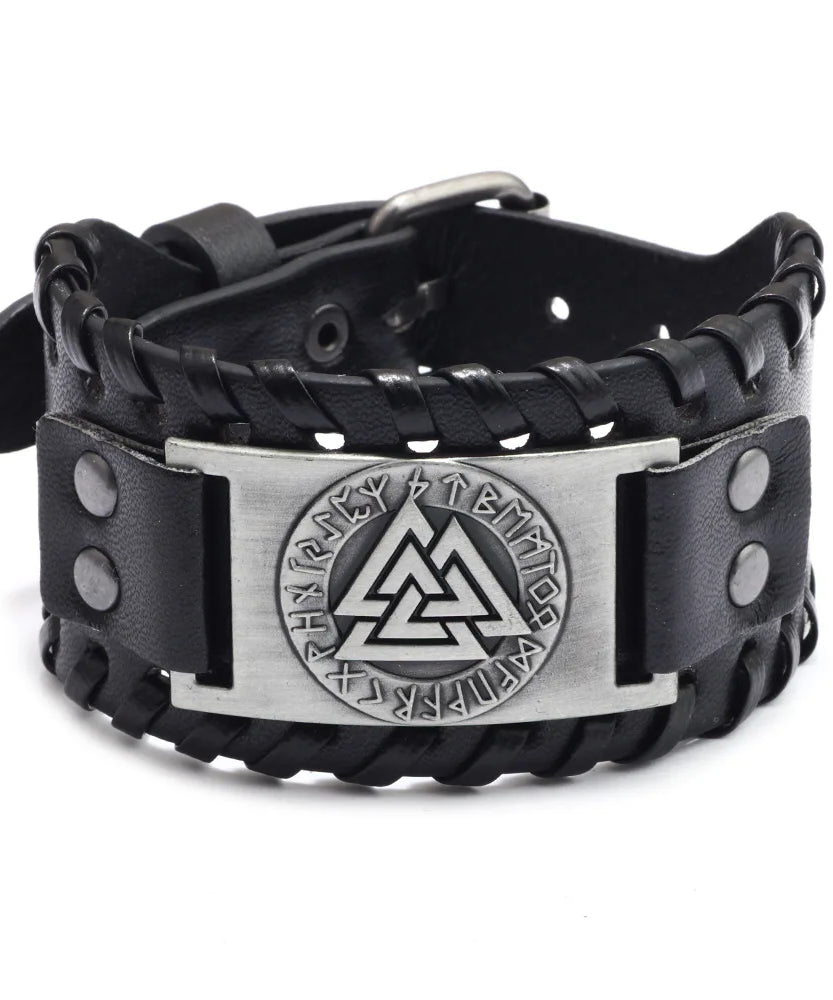 Bracelet cuir homme "RAGNAR"