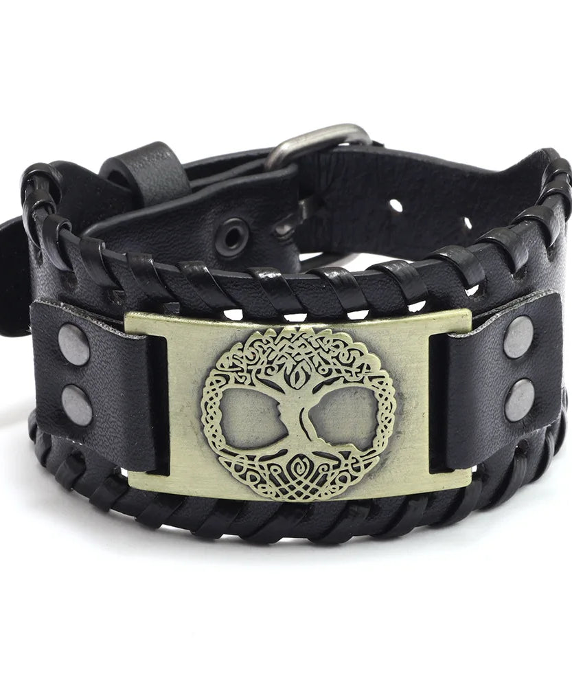 Bracelet cuir homme "RAGNAR"