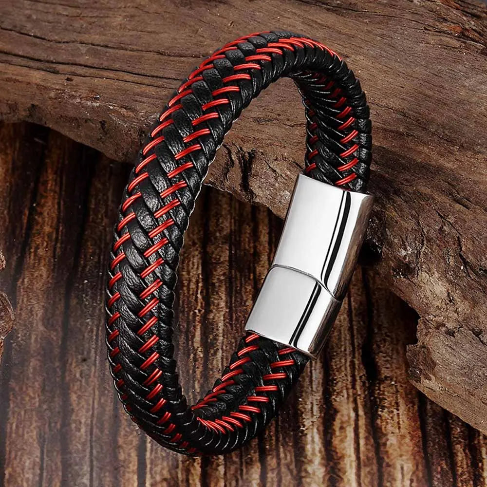 Bracelet cuir homme "CONTINENTAL"
