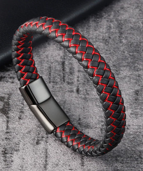 Bracelet cuir homme "CONTINENTAL"