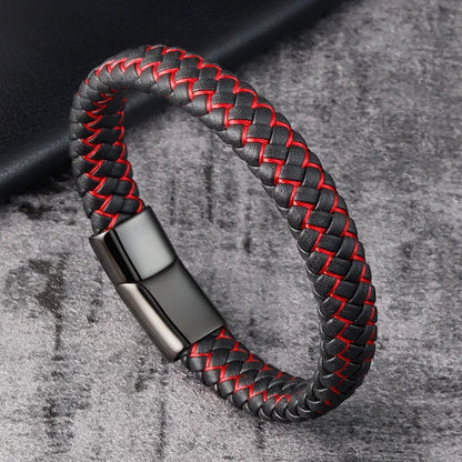 Bracelet cuir homme "CONTINENTAL"