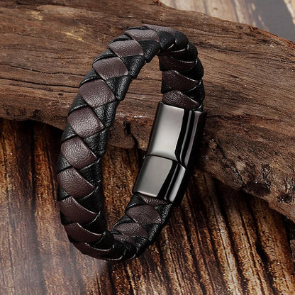 Bracelet cuir homme "CONTINENTAL"