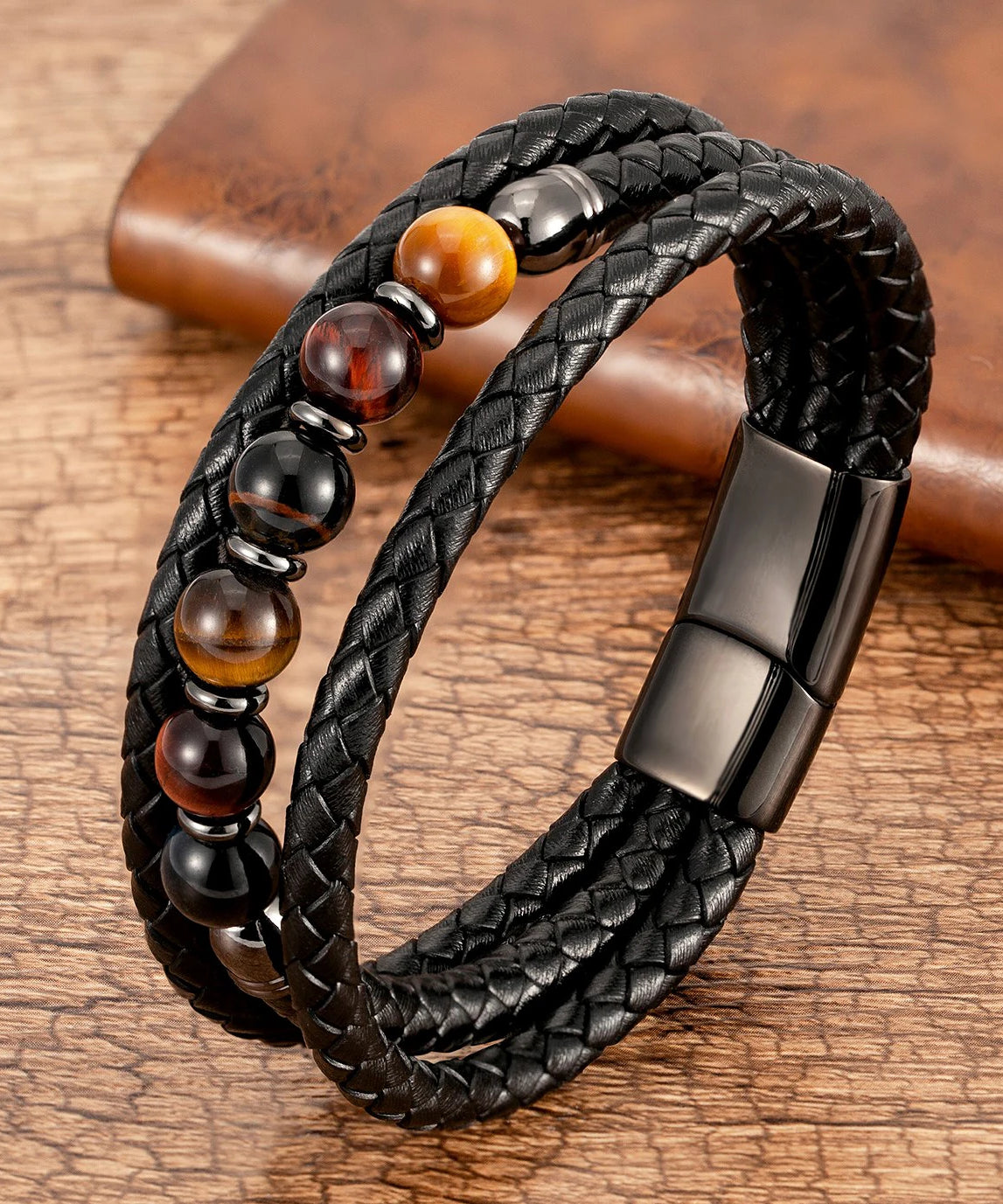 Bracelet cuir homme "TRENDY"