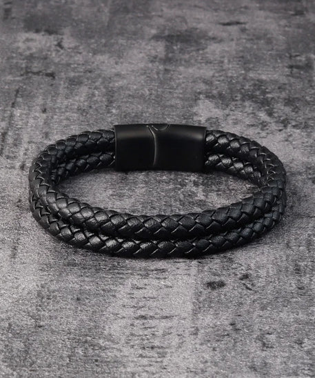 Bracelet cuir homme "CONTINENTAL"