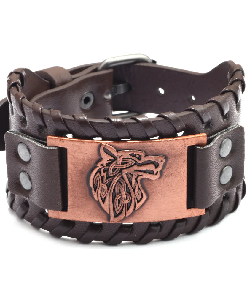 Bracelet cuir homme "RAGNAR"