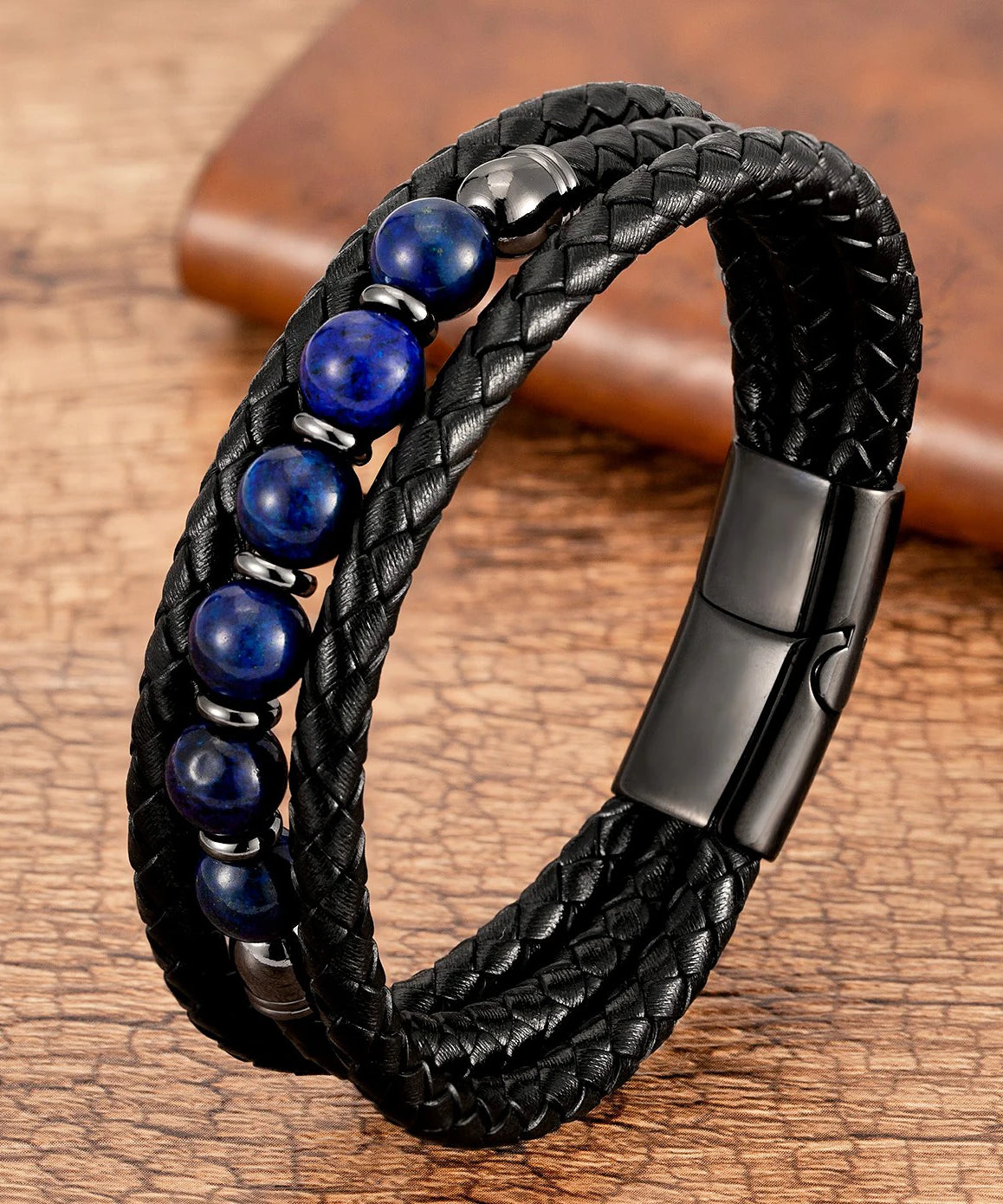 Bracelet cuir homme "TRENDY"