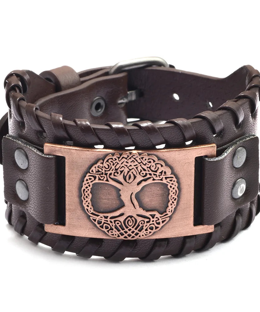 Bracelet cuir homme "RAGNAR"
