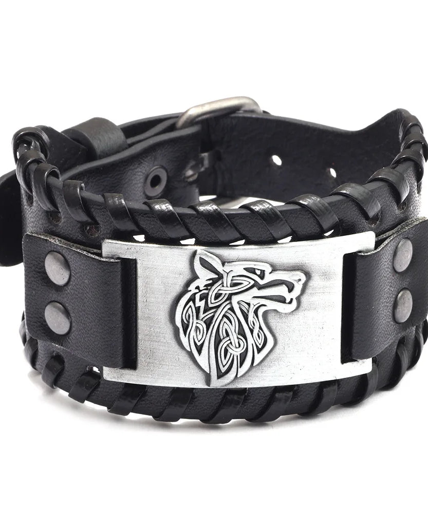 Bracelet cuir homme "RAGNAR"