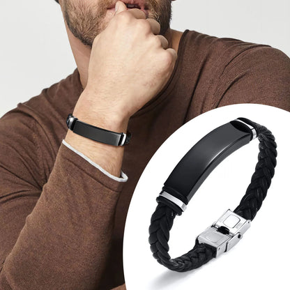 Bracelets cuir Homme "WRITE ME"