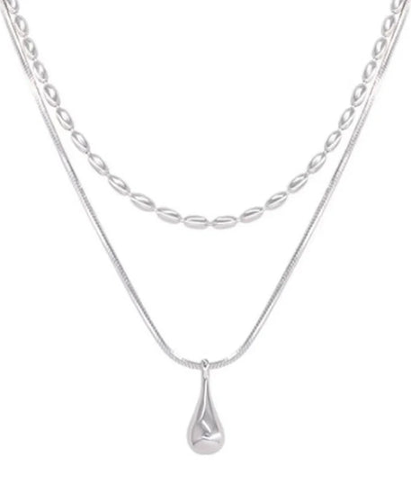 Collier ARGENT FEMME avec pendentif discret