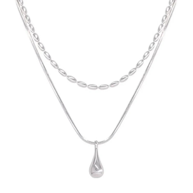 Collier ARGENT FEMME avec pendentif discret