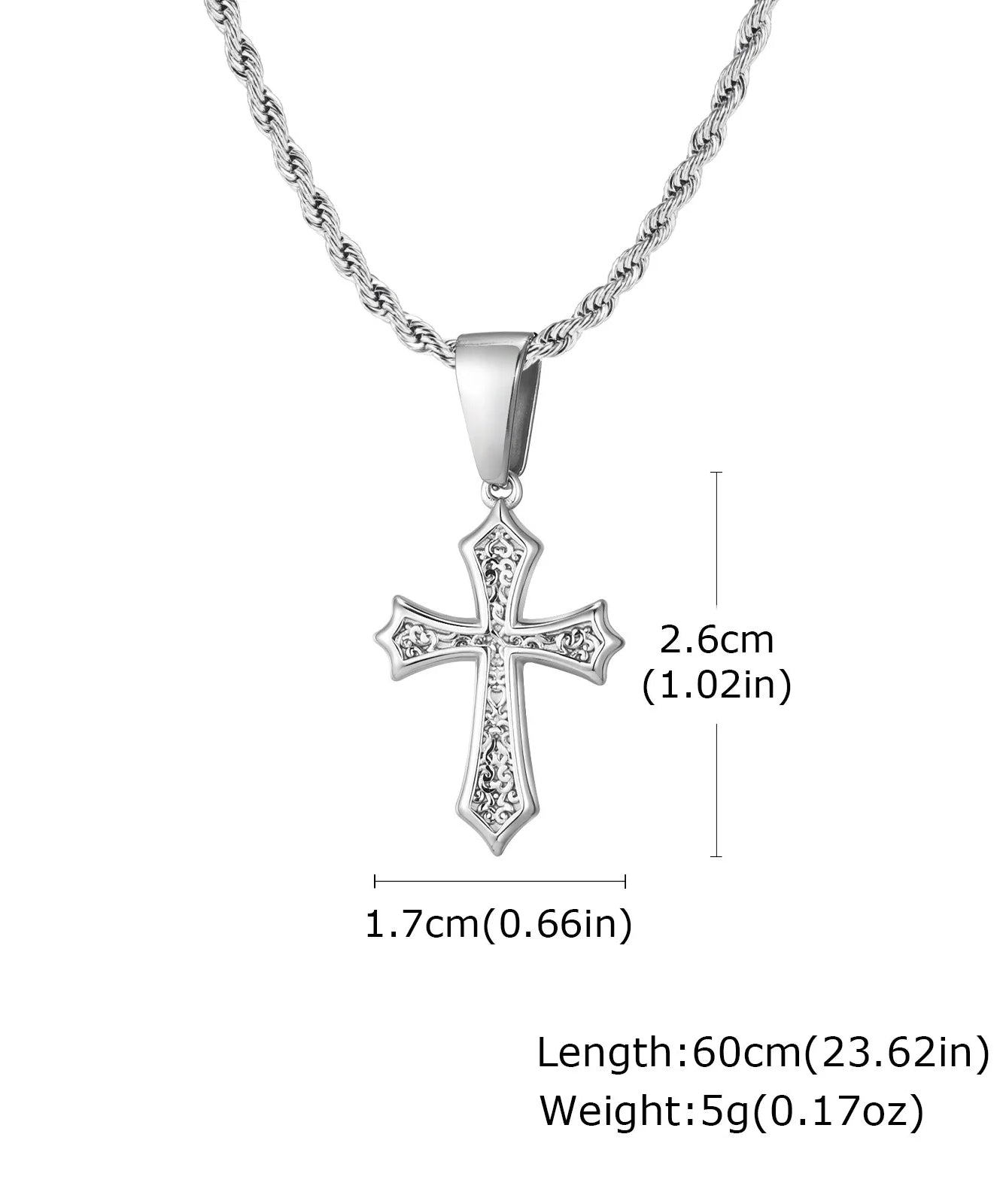 Chaine PENDENTIF croix pour hommes