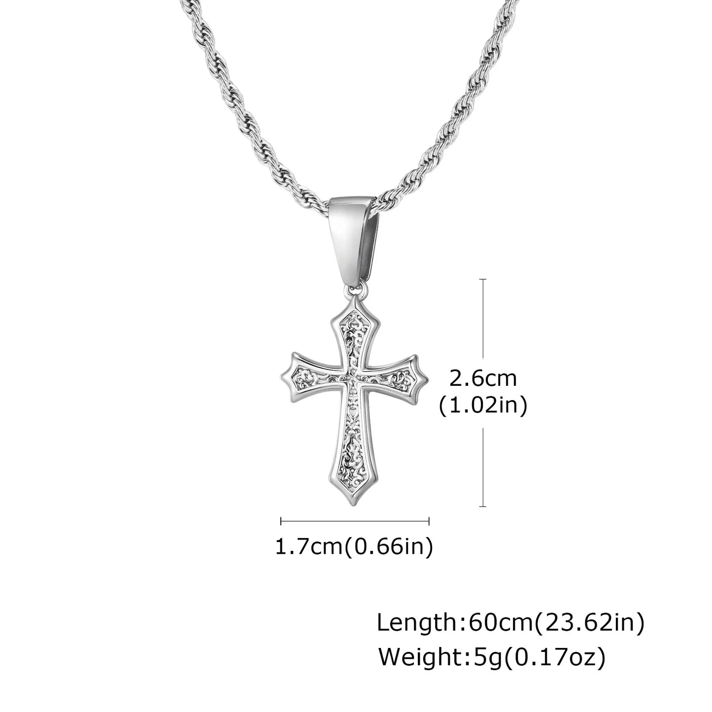 Chaine PENDENTIF croix pour hommes