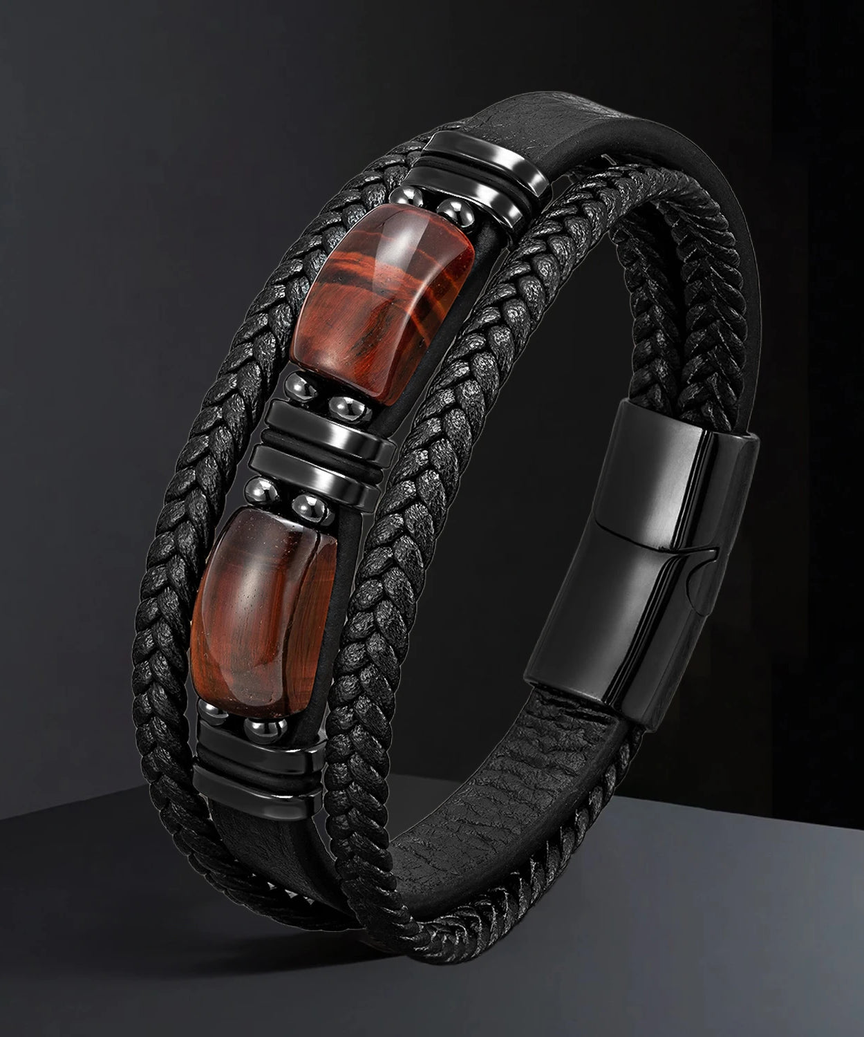 Bracelet cuir homme "STONENGE"