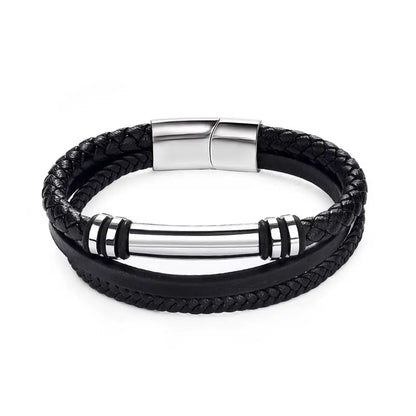 Bracelet cuir homme "MAGNET"