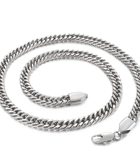 Chaine ARGENT Homme "CUBAN LINK"