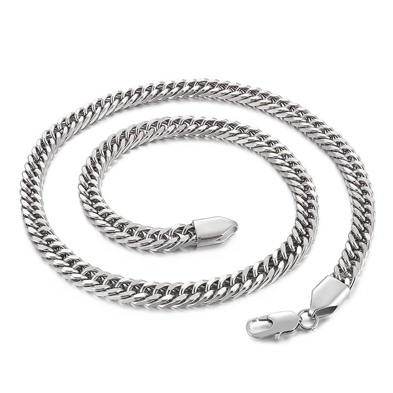 Chaine ARGENT Homme "CUBAN LINK"