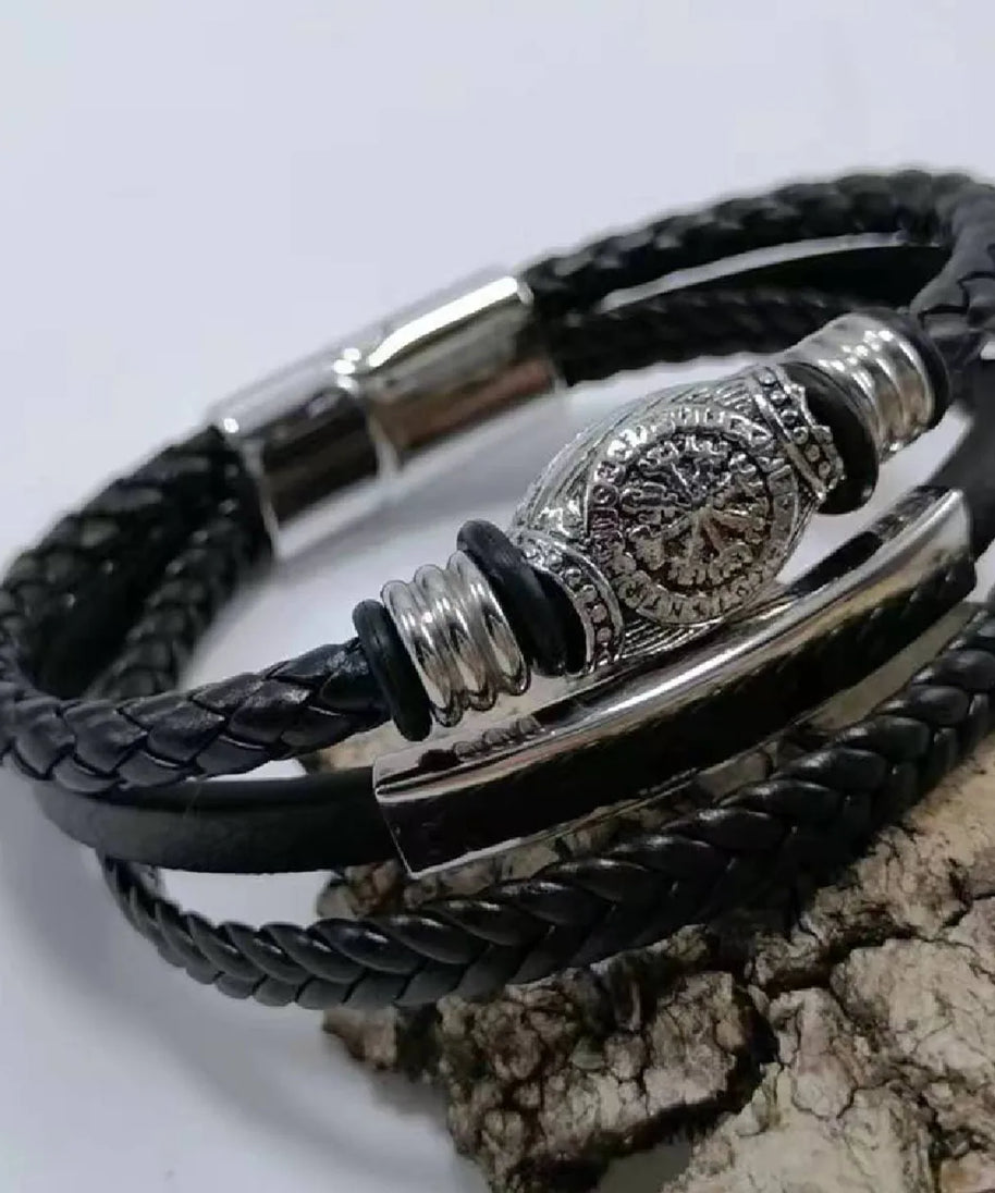Bracelet cuir homme "SHENZEN"
