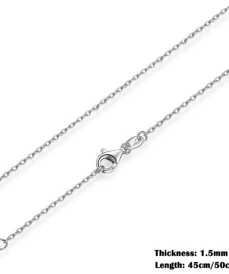 BAMOER Collier ARGENT Femme