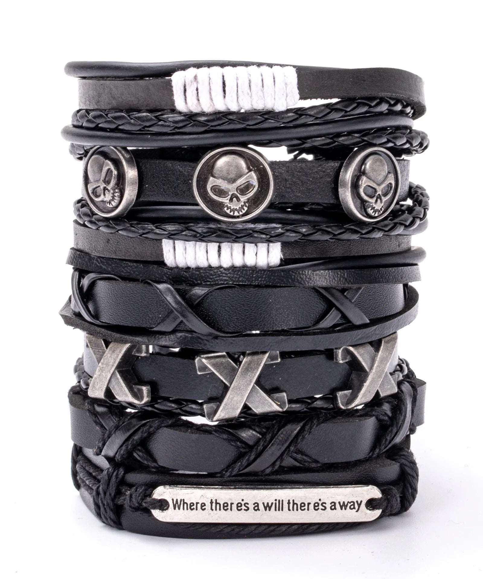Bracelet cuir homme "CHAMANE"
