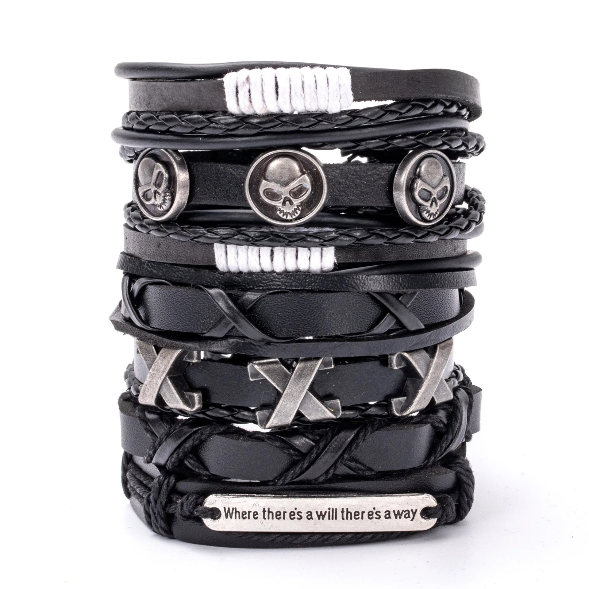 Bracelet cuir homme "CHAMANE"