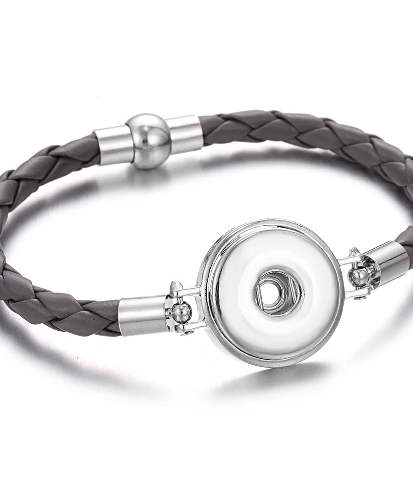 Bracelet cuir homme "Tribal King"