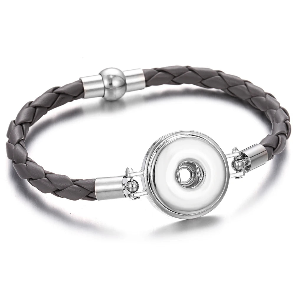 Bracelet cuir homme "Tribal King"
