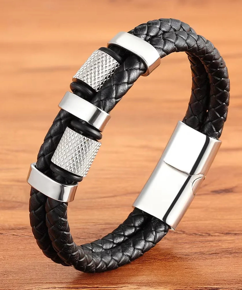 Bracelet cuir homme "XQPN"