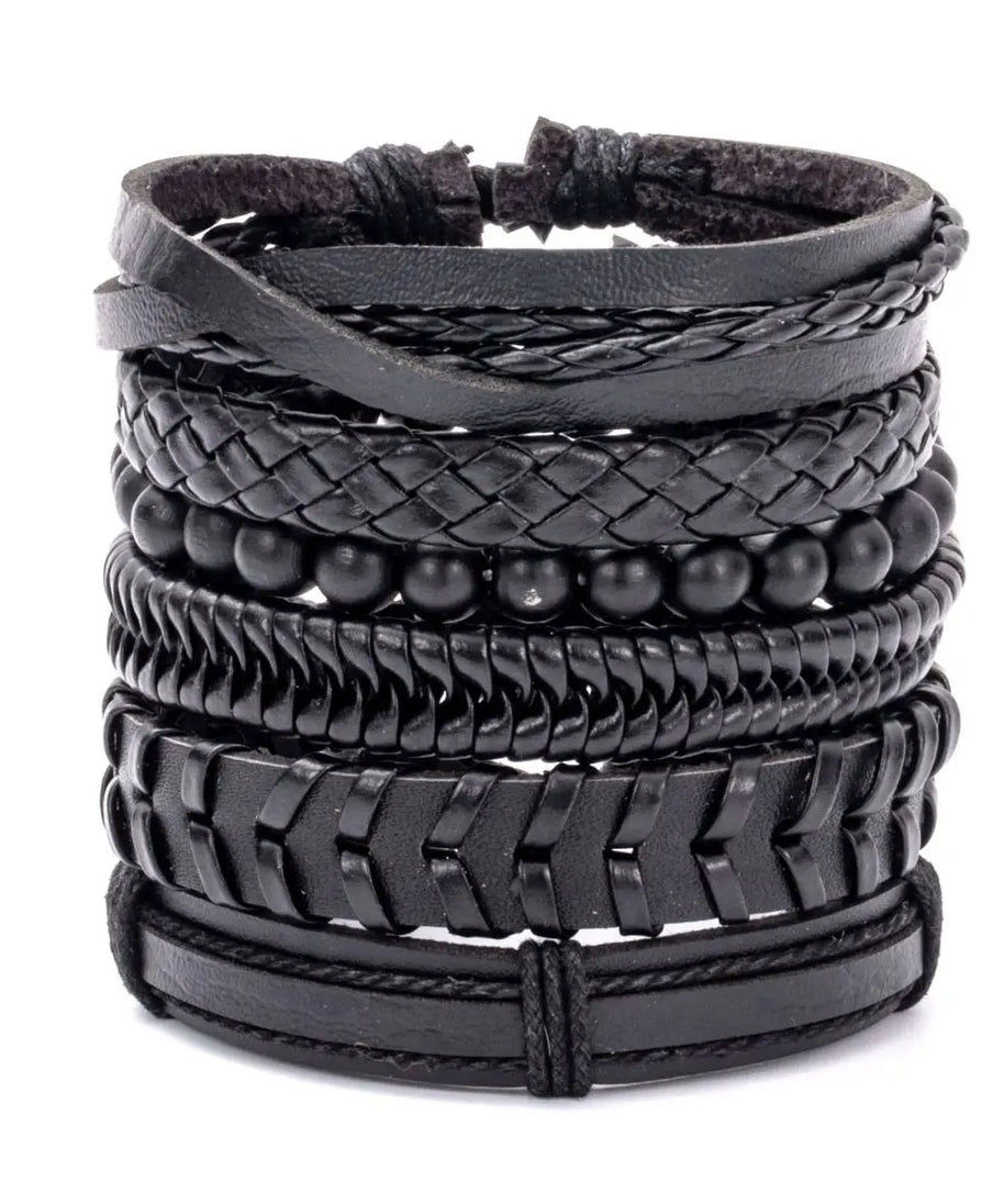 Bracelet cuir homme "CHAMANE"