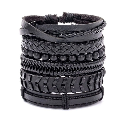 Bracelet cuir homme "CHAMANE"
