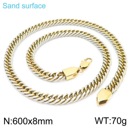 Chaine ARGENT Homme "CUBAN LINK"