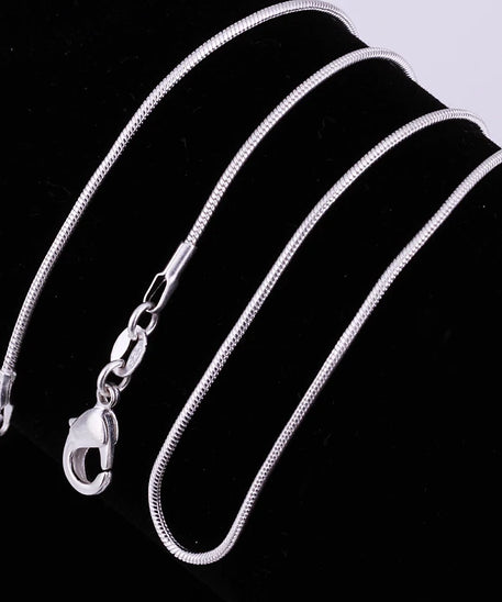 Collier femme ARGENT "SNAKE"