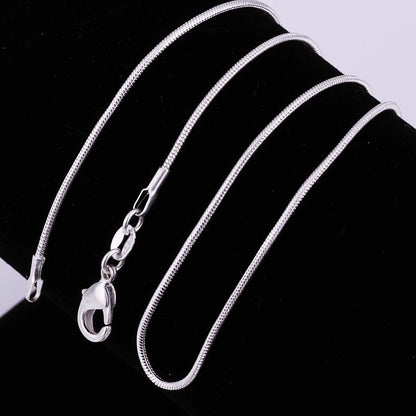 Collier femme ARGENT "SNAKE"