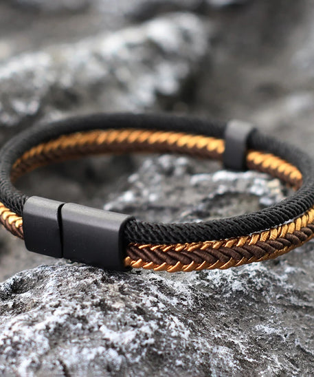 Bracelet cuir homme "MARLEY"