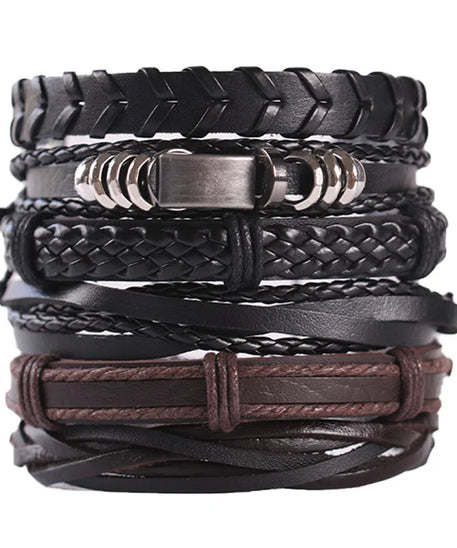 Bracelet cuir homme "CHAMANE"