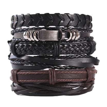 Bracelet cuir homme "CHAMANE"