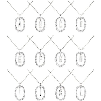 Collier ARGENT Femme "LETTERS"