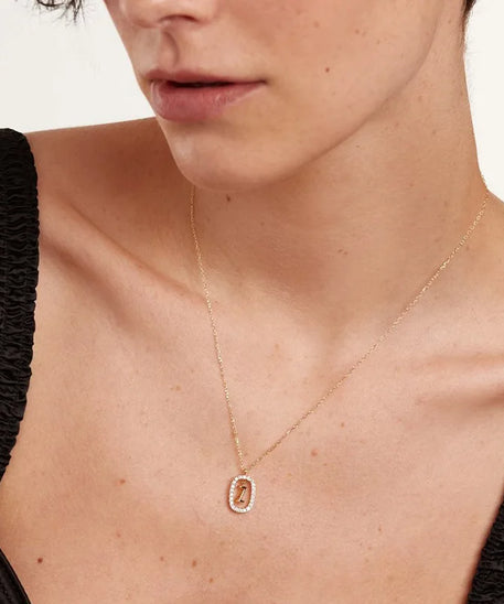 Collier ARGENT Femme "LETTERS"