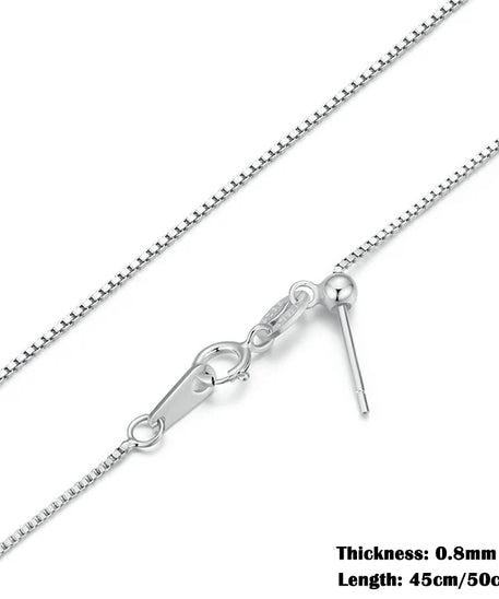 BAMOER Collier ARGENT Femme