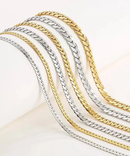 Collier ARGENT Femme "CUBANISTA"