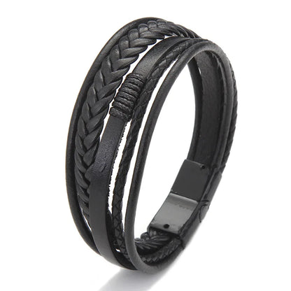 Bracelet cuir Homme "INDIAN"