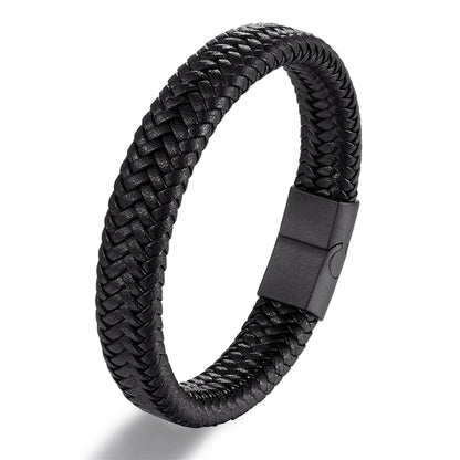 Bracelet CUIR HOMME "ROPE STEEL"