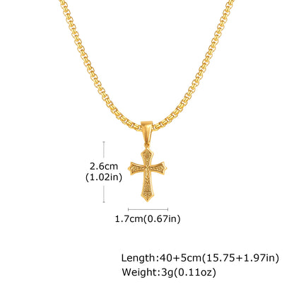 Chaine PENDENTIF croix pour hommes