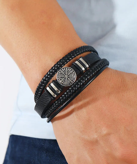Bracelet cuir homme "SHENZEN"