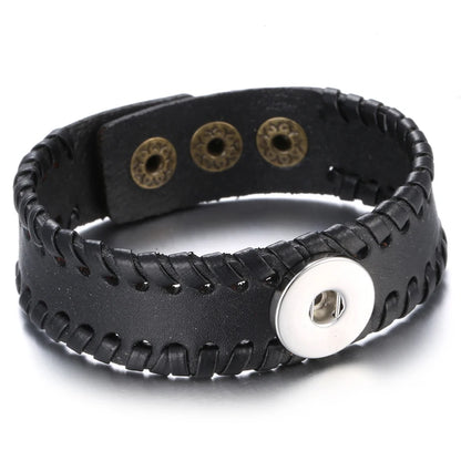 Bracelet cuir homme "Tribal King"
